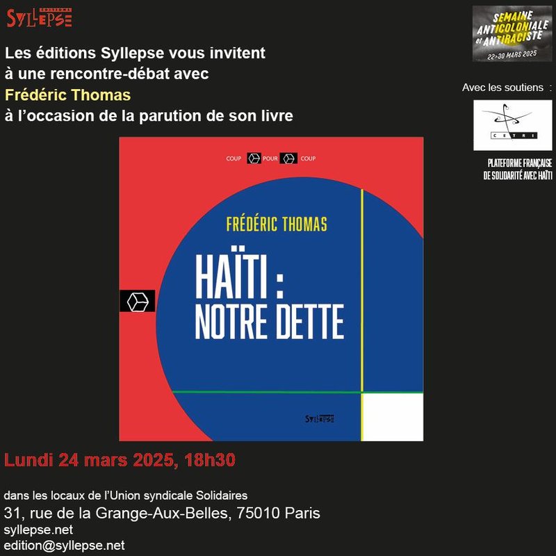 Affiche Haiti notre dette .jpg