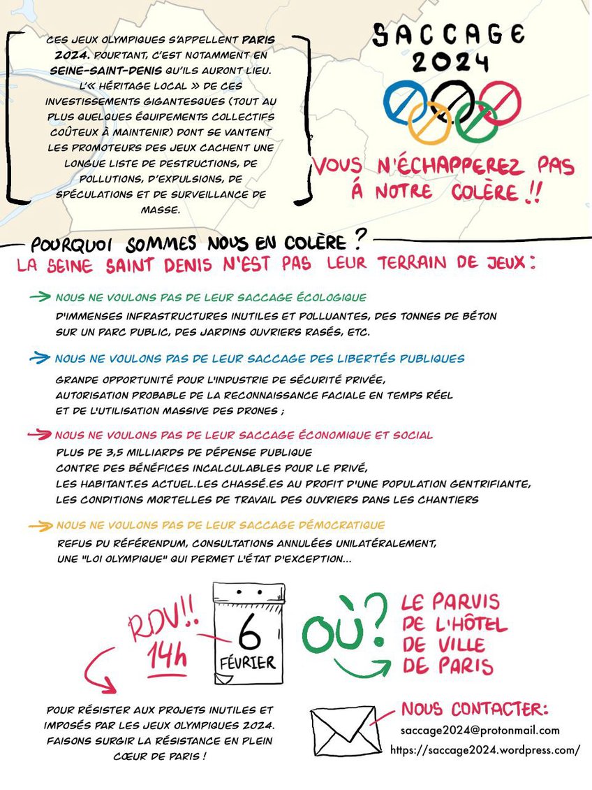 tract SACCAGE 2024 : les raisons de la colère.