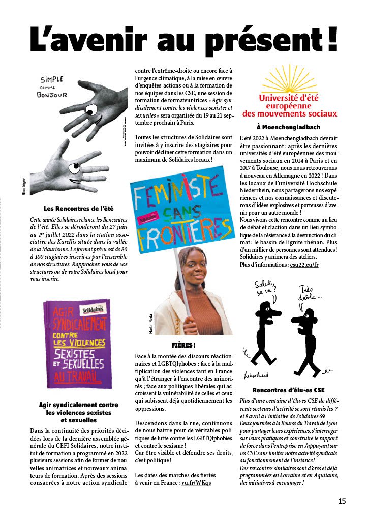 L'avenir au présent - Expressions Solidaires 104