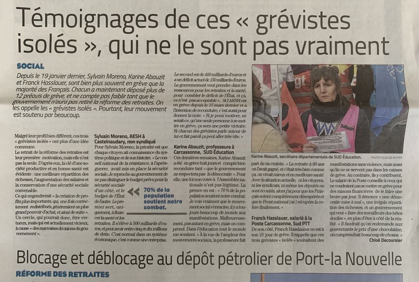grévistes Indépendant