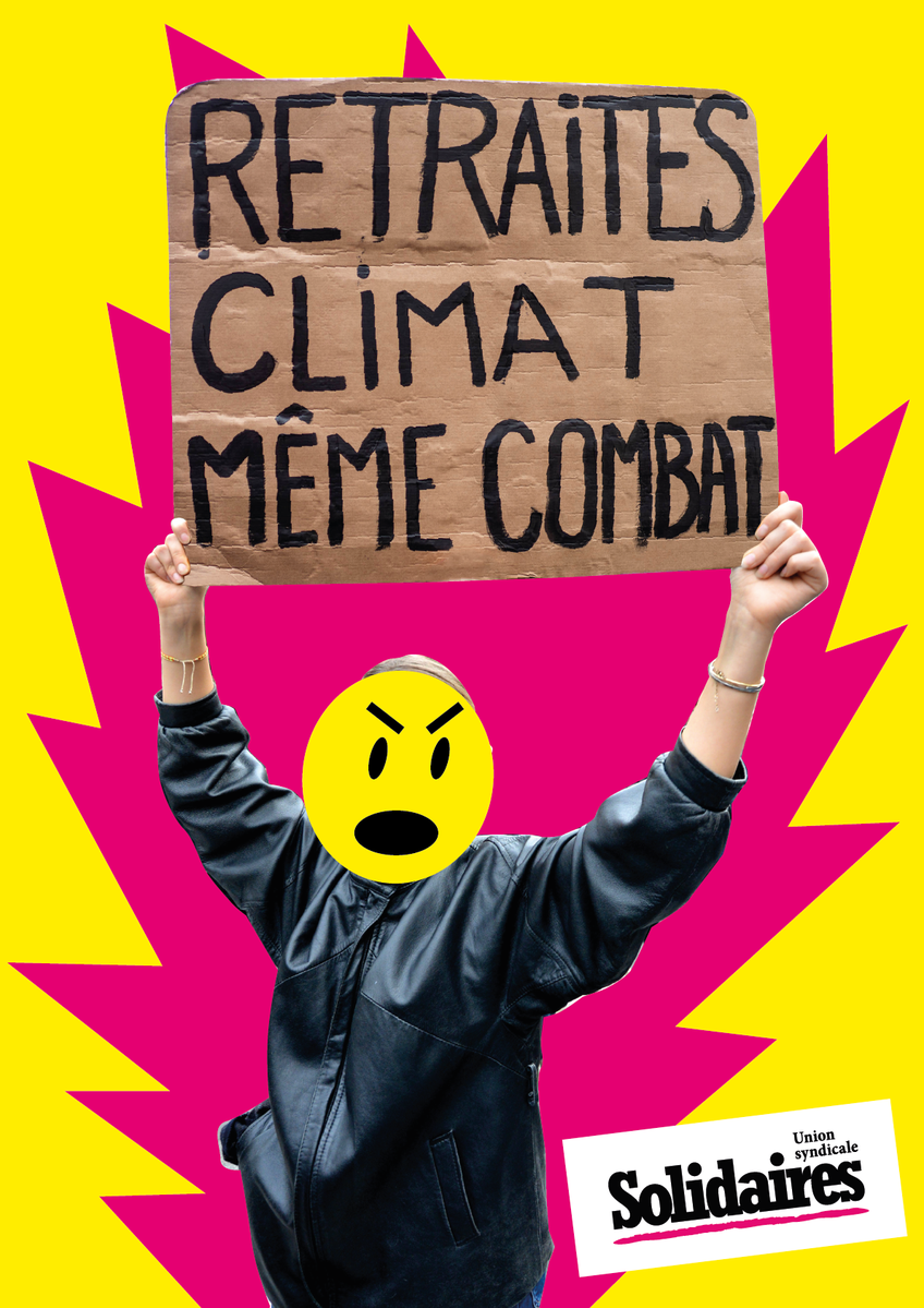 visuel, retraite climat même combat